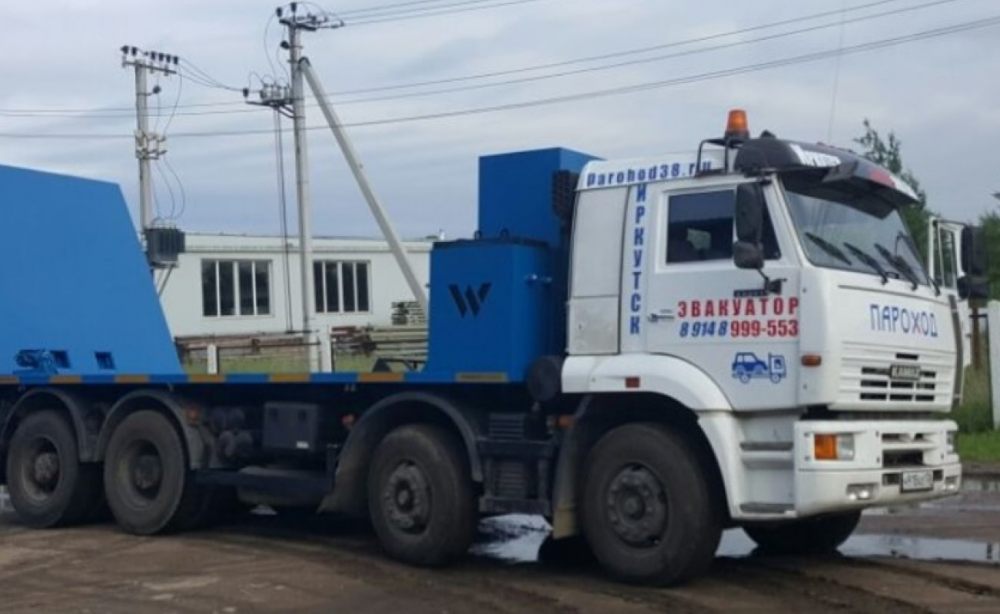 Эвакуация грузовых авто и автобусов стоимость услуг и где заказать - Иркутск