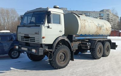 Цистерна-водовоз на базе Камаз - Иркутск, заказать или взять в аренду