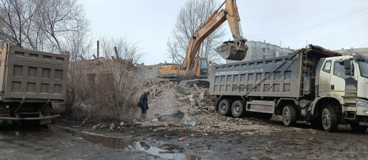 Демонтажные работы спецтехникой (экскаваторы, гидроножницы) стоимость услуг и где заказать - Ангарск