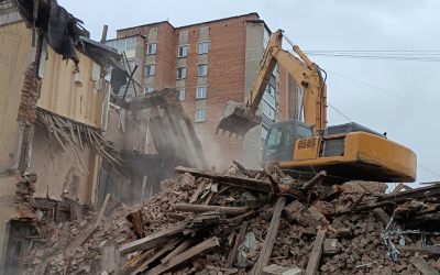 Промышленный снос и демонтаж зданий спецтехникой - Иркутск, цены, предложения специалистов
