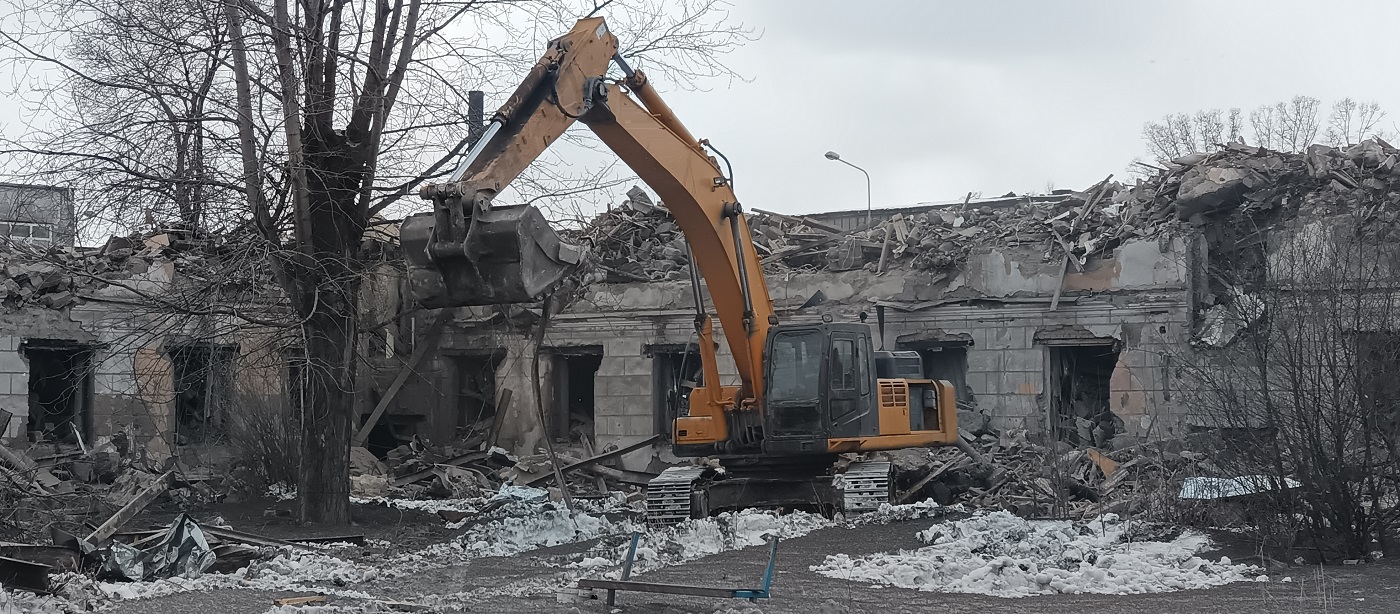 Демонтажные работы, услуги спецтехники в Иркутске