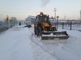 Уборка, чистка снега спецтехникой стоимость услуг и где заказать - Нижнеудинск